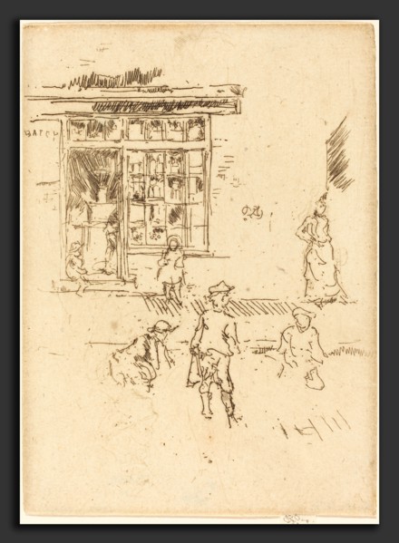 James McNeill Whistler (American, 1834 - 1903), Marbles, c. 1887, etching and drypoint