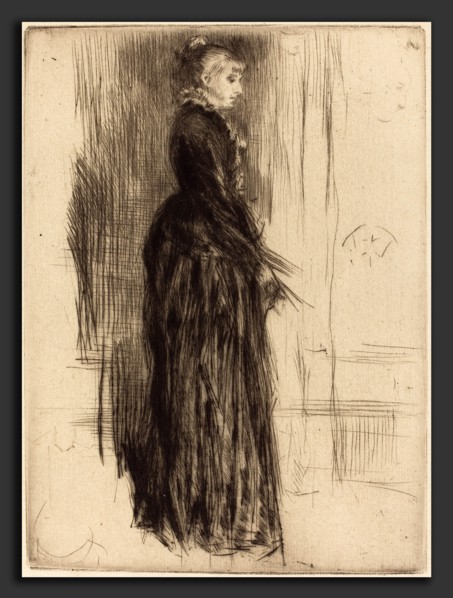 James McNeill Whistler (American, 1834 - 1903), The Little Velvet Dress, 1873, etching