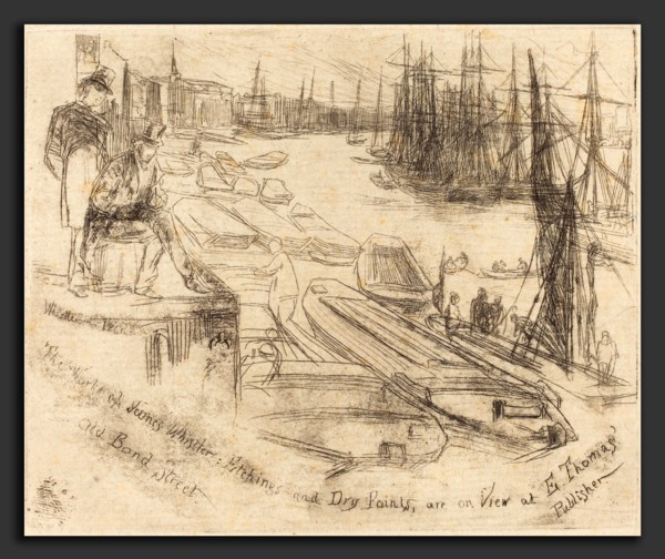 James McNeill Whistler (American, 1834 - 1903), The Little Pool, 1861, etching