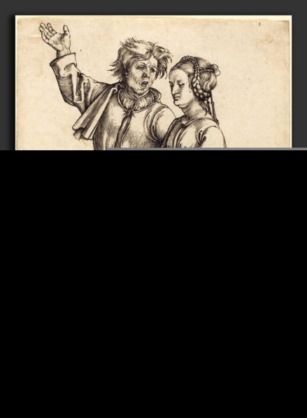 Albrecht DÃ¼rer (German, 1471 - 1528), Peasant and His Wife, c. 1497-1498, engraving