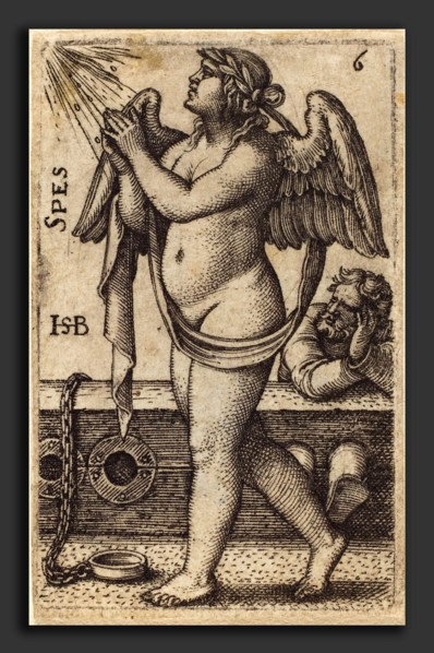 Sebald Beham (German, 1500 - 1550), Spes, engraving