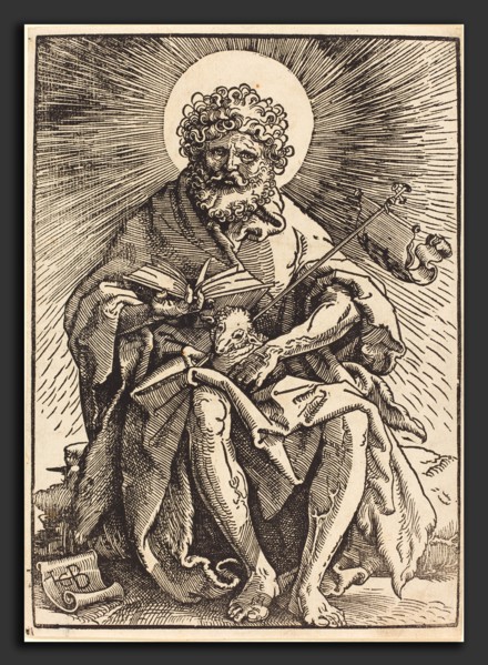 Hans Baldung Grien (German, 1484-1485 - 1545), Saint John the Baptist, 1517, woodcut