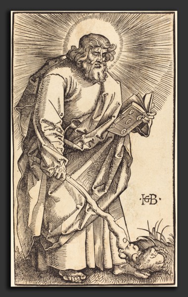 Hans Baldung Grien (German, 1484-1485 - 1545), Apostle Judas Thaddeus, 1519, woodcut