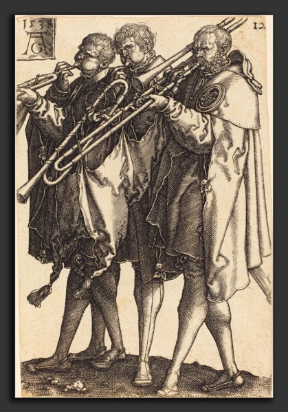 Heinrich Aldegrever (German, 1502 - 1555-1561), Large Wedding Dancers, 1538, engraving