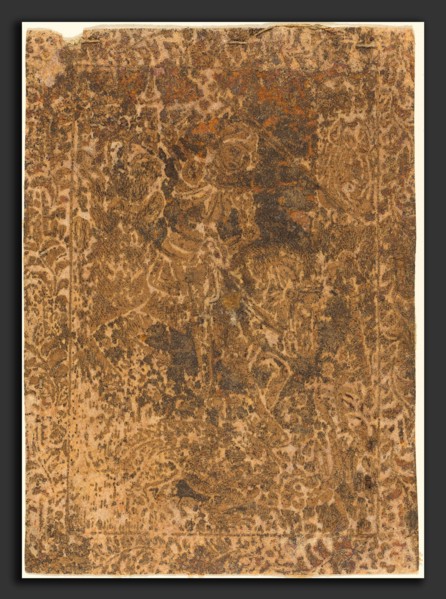German 15th Century, Saint George, c. 1470, paste print