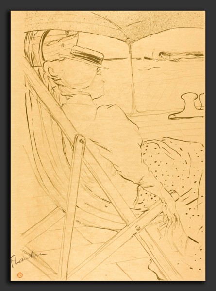 Henri de Toulouse-Lautrec (French, 1864 - 1901), The Passenger from Cabin 54 - Sailing in a Yacht