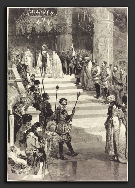 Auguste LepÃ¨re (French, 1849 - 1918), Le Couronnement de l'Empereur Alexandre III de Russie (27