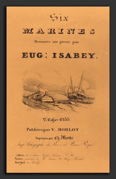 EugÃ¨ne Isabey (French, 1803 - 1886), Six marines, 1833, lithograph, cover for the series