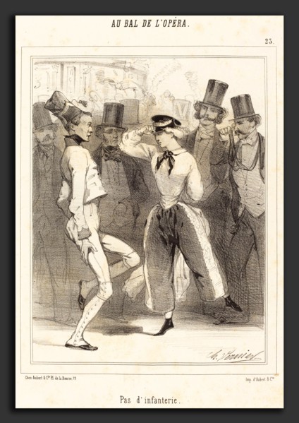 Charles Vernier (French, 1831 - 1887), Pas d'Infanterie, lithograph
