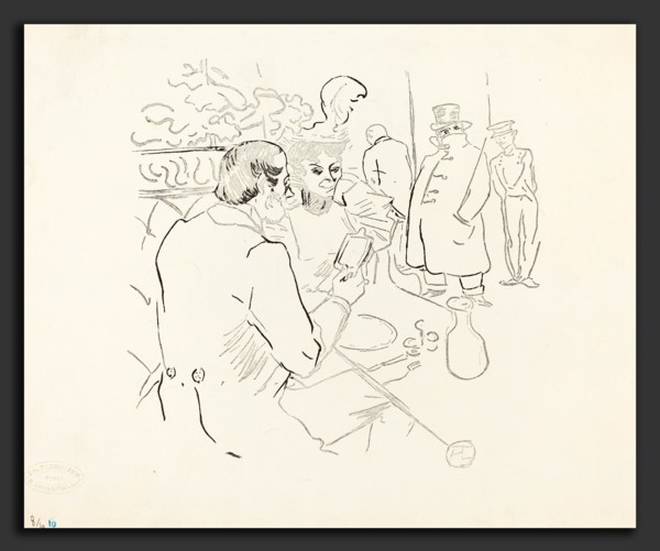Henri de Toulouse-Lautrec (French, 1864 - 1901), Snobism, 1895, photomechanical process