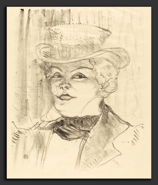 Henri de Toulouse-Lautrec (French, 1864 - 1901), Mme. Réjane, 1898, lithograph