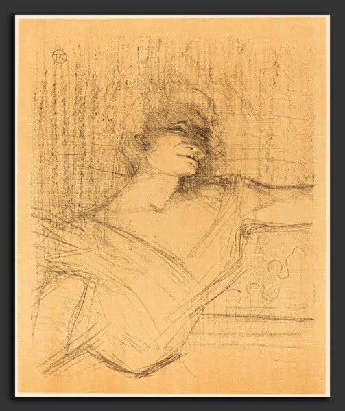 Henri de Toulouse-Lautrec (French, 1864 - 1901), In "La glu" (Dans "La glu"), 1898, lithograph in