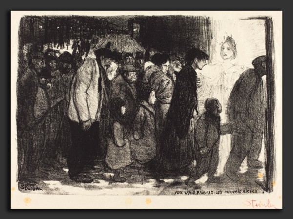 Théophile Alexandre Steinlen (Swiss, 1859 - 1923), To the True Poor: The Wicked Rich (Aux vrais