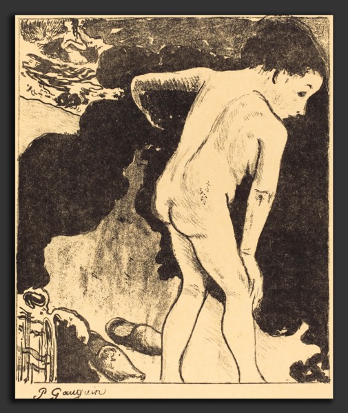 Paul Gauguin (French, 1848 - 1903), Bathers in Brittany (Baigneuses Bretonnes), 1889, lithograph in