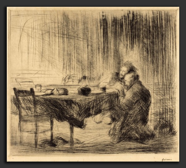 Jean-Louis Forain, After the Vision (second plate), French, 1852 - 1931, 1902-1907, etching and