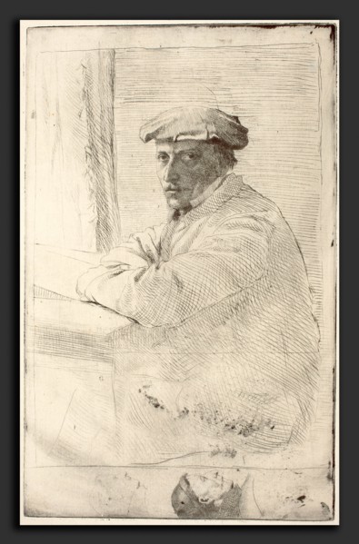 Edgar Degas (French, 1834 - 1917), The Engraver Joseph Tourny (Le graveur Joseph Tourny), 1857,