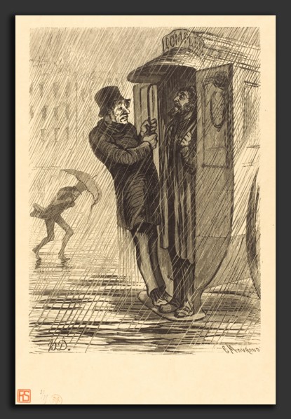 Charles Maurand after Honoré Daumier (French, active 1863-1881), Complet!!!, 1862, wood engraving
