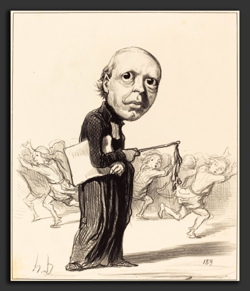 Honoré Daumier (French, 1808 - 1879), Pierre Louis Parisis, 1849, lithograph