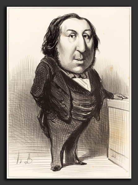 Honoré Daumier (French, 1808 - 1879), Emmanuel Arago, 1848, lithograph