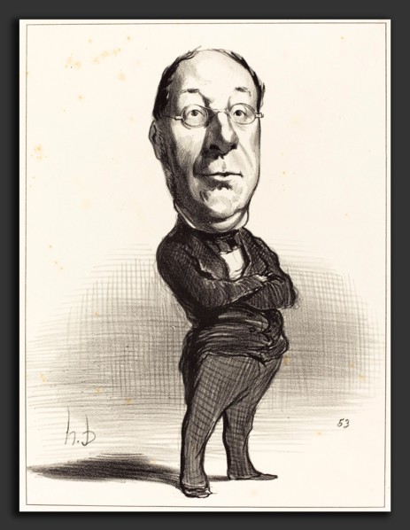 Honoré Daumier (French, 1808 - 1879), J.-B. Gustave de Laboulie, 1849, lithograph