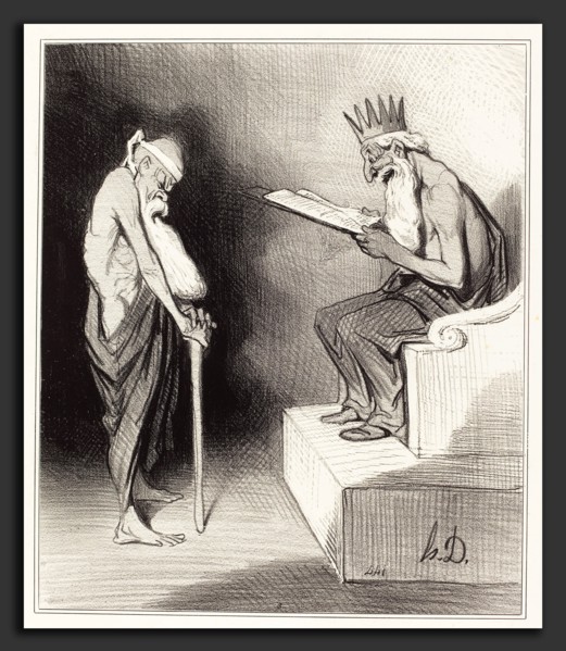 Honoré Daumier (French, 1808 - 1879), Clémence de Minos, 1843, lithograph on wove paper