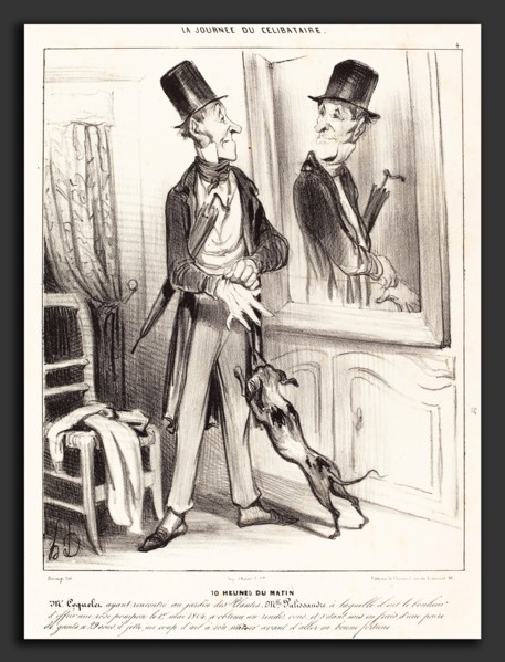 Honoré Daumier (French, 1808 - 1879), 10 heures du matin, 1839, crayon lithograph in black on wove
