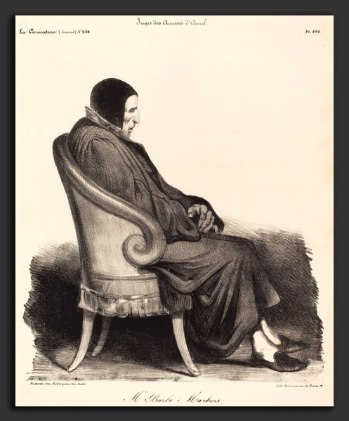 Honoré Daumier (French, 1808 - 1879), Barbé-Marbois, 1835, lithograph