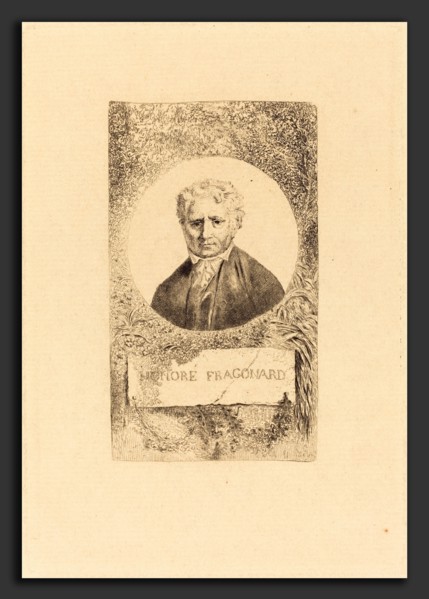 Charles Le Carpentier (French, 1744 - 1822), Honoré Fragonard, 1806, etching and engraving on laid