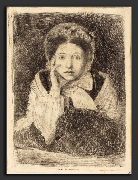 Edgar Degas (French, 1834 - 1917), Marguerite De Gas, the Artist's Sister (Marguerite De Gas, soeur