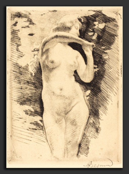 Albert Besnard (French, 1849 - 1934), Eve, 1886, etching