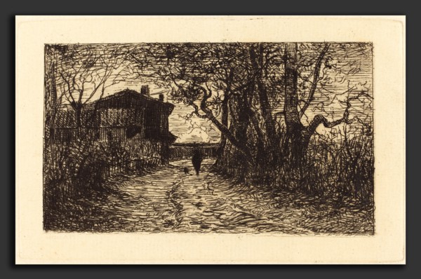 Adolphe Appian (French, 1818 - 1898), A Gorge de Loup, etching