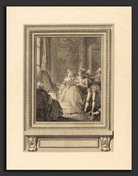 Charles Emmanuel Patas after Charles Eisen (French, 1744 - 1802), Le jour, etching and engraving