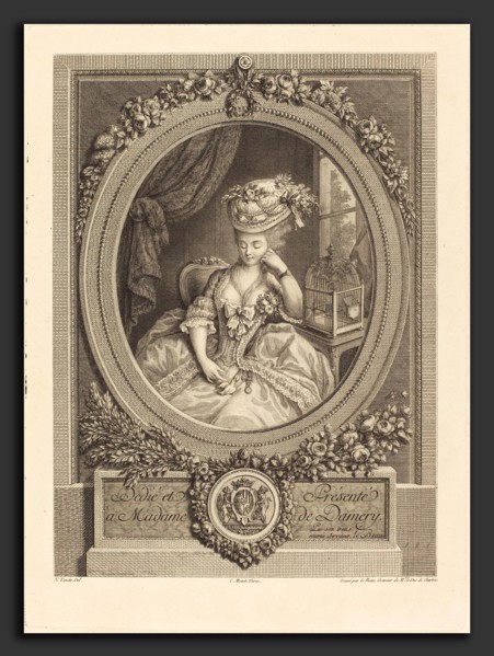 Pierre Adrien Le Beau after Nicolas Tanché (French, 1748 - 1800 or after), Le desirs naissants,