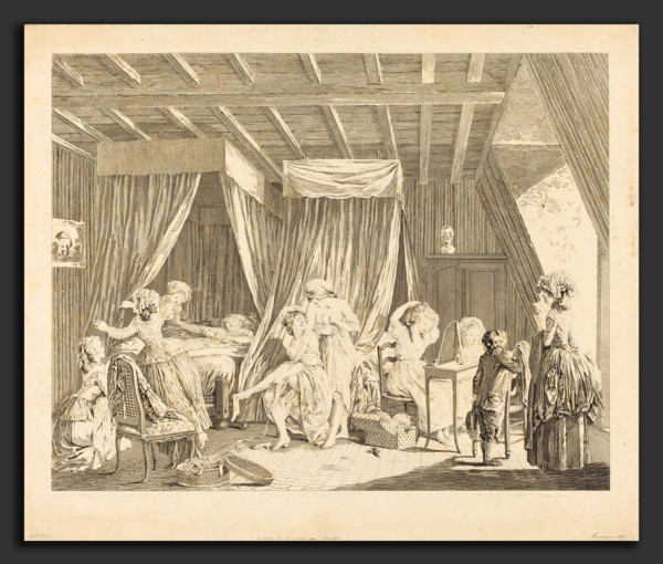 Francois-Nicolas-Barthelemy Dequevauviller after Nicolas Lavreince (French, 1745 - c. 1807), Le