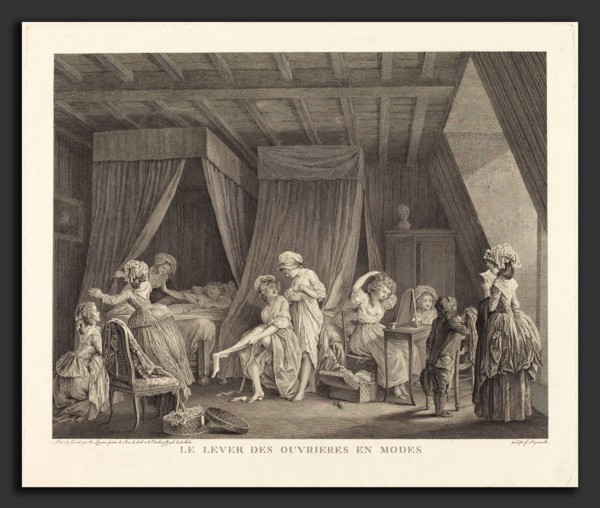 Francois-Nicolas-Barthelemy Dequevauviller after Nicolas Lavreince (French, 1745 - c. 1807), Le