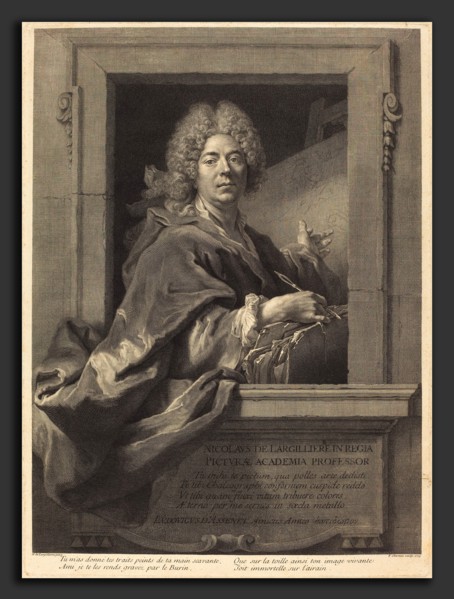 FranÃ§ois Chereau I after Nicolas de Largillierre (French, 1680 - 1729), Nicolas de Largilliere,