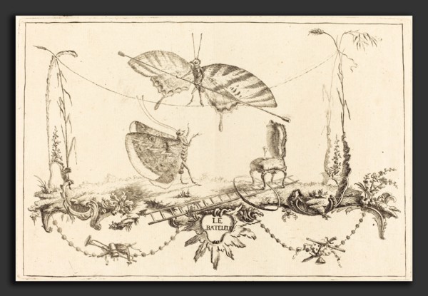 Charles Germain de Saint-Aubin (French, 1721 - 1786), Le Bate, in or after 1756, etching