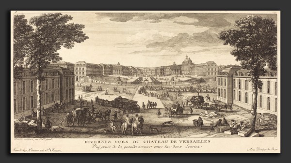 Jean-Baptiste Rigaud (French, active 1752-1761), Vue Prise de la grande avenue entre les deux