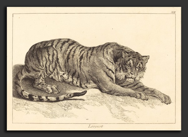 Jacques-Philippe Le Bas and Jean Eric Rehn after Jean-Baptiste Oudry (French, 1707 - 1783), Leopart