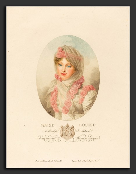 Antoine Maxime Monsaldy after Jean-Baptiste Isabey (French, 1768 - 1816), Marie-Louise, Empress of