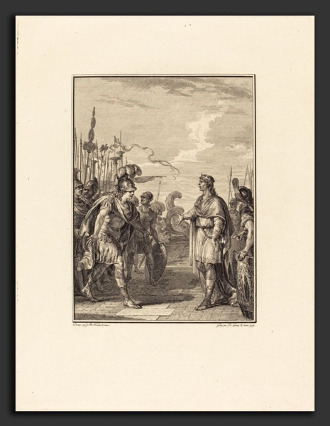 Robert Delaunay after Jean-Michel Moreau (French, 1749 - 1814), Iphis, 1779, etching and engraving