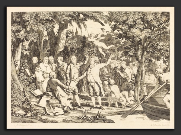 Louis-Joseph Masquelier after Jean-Michel Moreau (French, 1741 - 1811), Mirabeau arrive aux