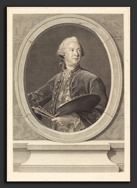Louis-Jacques Cathelin after Jean-Marc Nattier (French, 1738-1739 - 1804), Louis Tocque, engraving