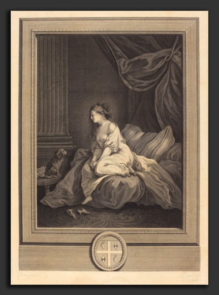 Antoine Francois Dennel after Jean-Honoré Fragonard (French, active 1760-1815), S'il m'etoit aussi