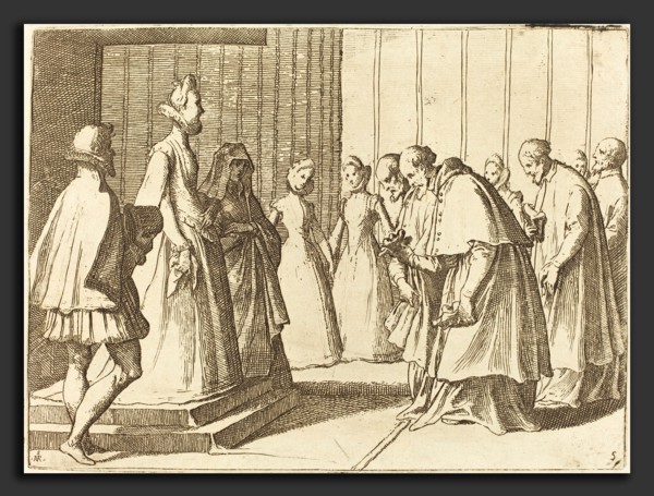 Raffaello Schiaminossi (Italian, c. 1529 - probably 1622), Margaret of Austria Receiving the Homage