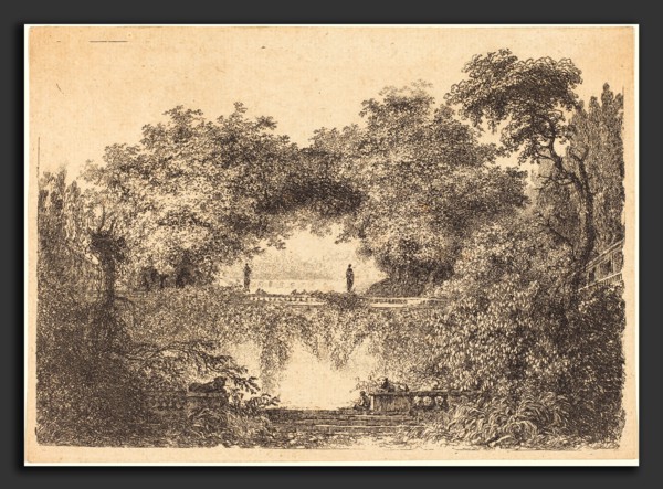 Jean Claude Richard de Saint-Non after Jean-Honoré Fragonard (French, 1727 - 1791), Le Petit Parc,