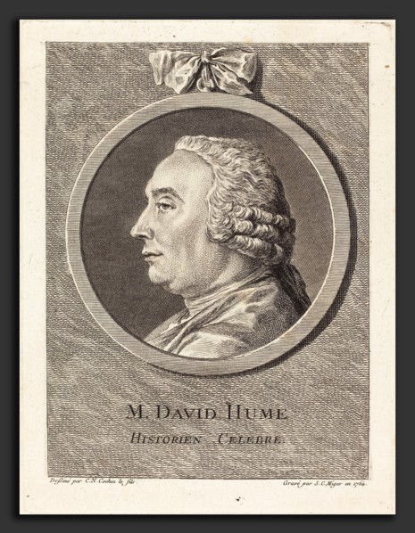 Simon Charles Miger after Charles-Nicolas Cochin II (French, 1736 - 1820), M. David Hume, 1764,