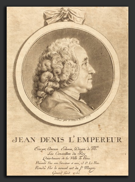 Pierre Gonord after Charles-Nicolas Cochin II (French, active c. 1755 - active c. 1761), Jean Denis