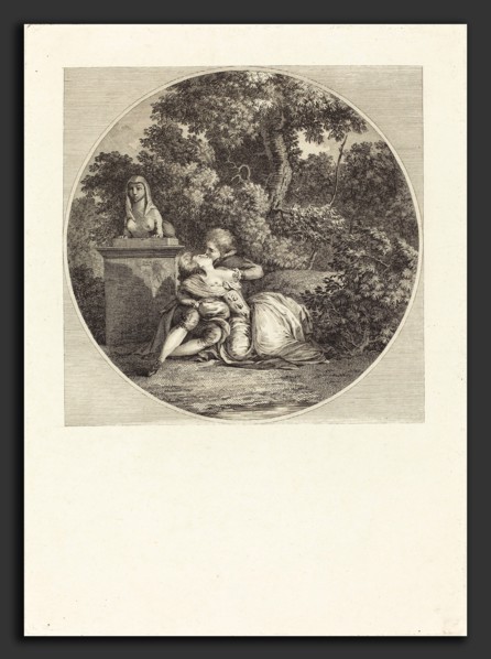 after Niclas Lafrensen II, The Grove, etching and engraving