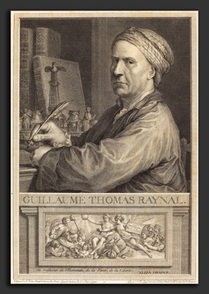 Nicolas Delaunay after Charles-Nicolas Cochin II (French, 1739 - 1792), Guillaume Thomas Raynal,